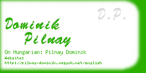 dominik pilnay business card